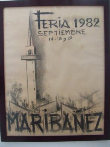 1982. Cartel de Feria de Maribáñez (Los Palacios y Vfca).