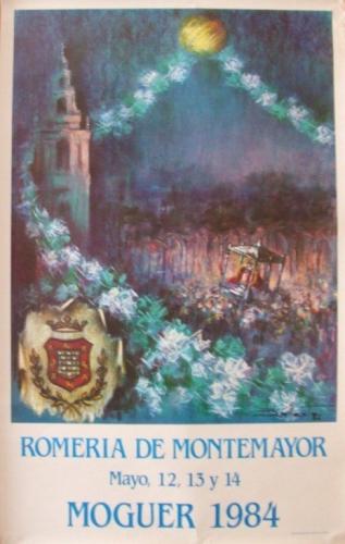 1984 Cartel de la Romería de Montemayor. 