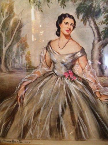 1953. Boceto para retrato de Mª Teresa