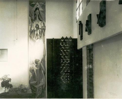 1966 Fresco en la Capilla de la Bda. La liebre