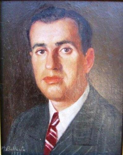 1951 Retrato de Justo Rodríguez.